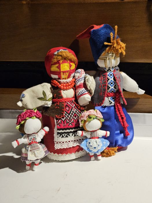 Лялька мотанка сім'я. Оберіг. Подарунок український