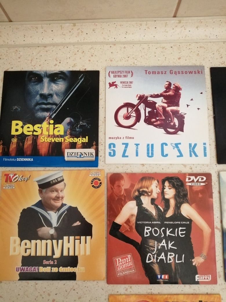 Filmy DVD. Zestaw.