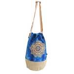Plecak Etno Boho - Torba Hippie - Indie - Mandala -Stonewash Niebieski