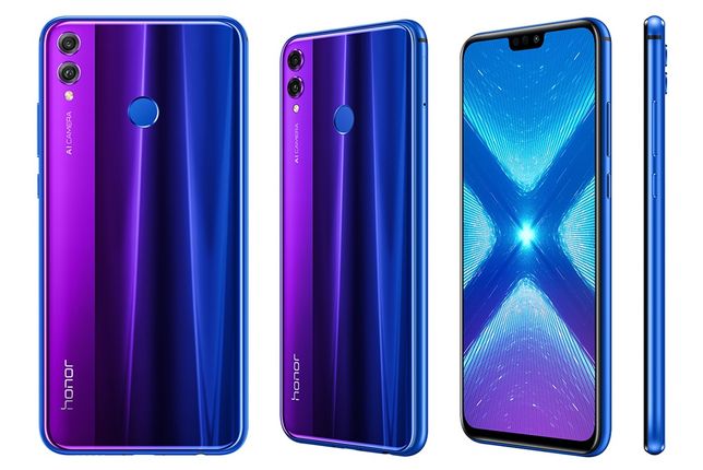 Huawei Honor 8x fantom blue