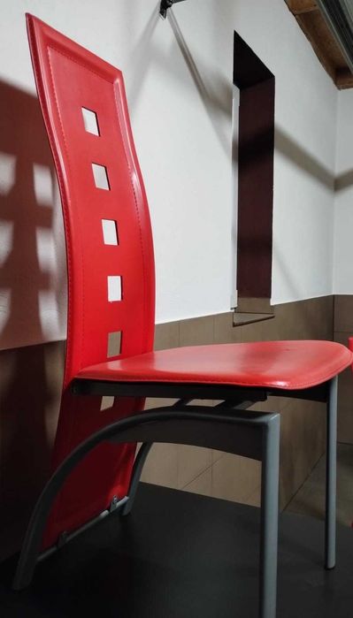 Stół rozkładany duży 175/260x95  kolor wenge + 6 krzeseł