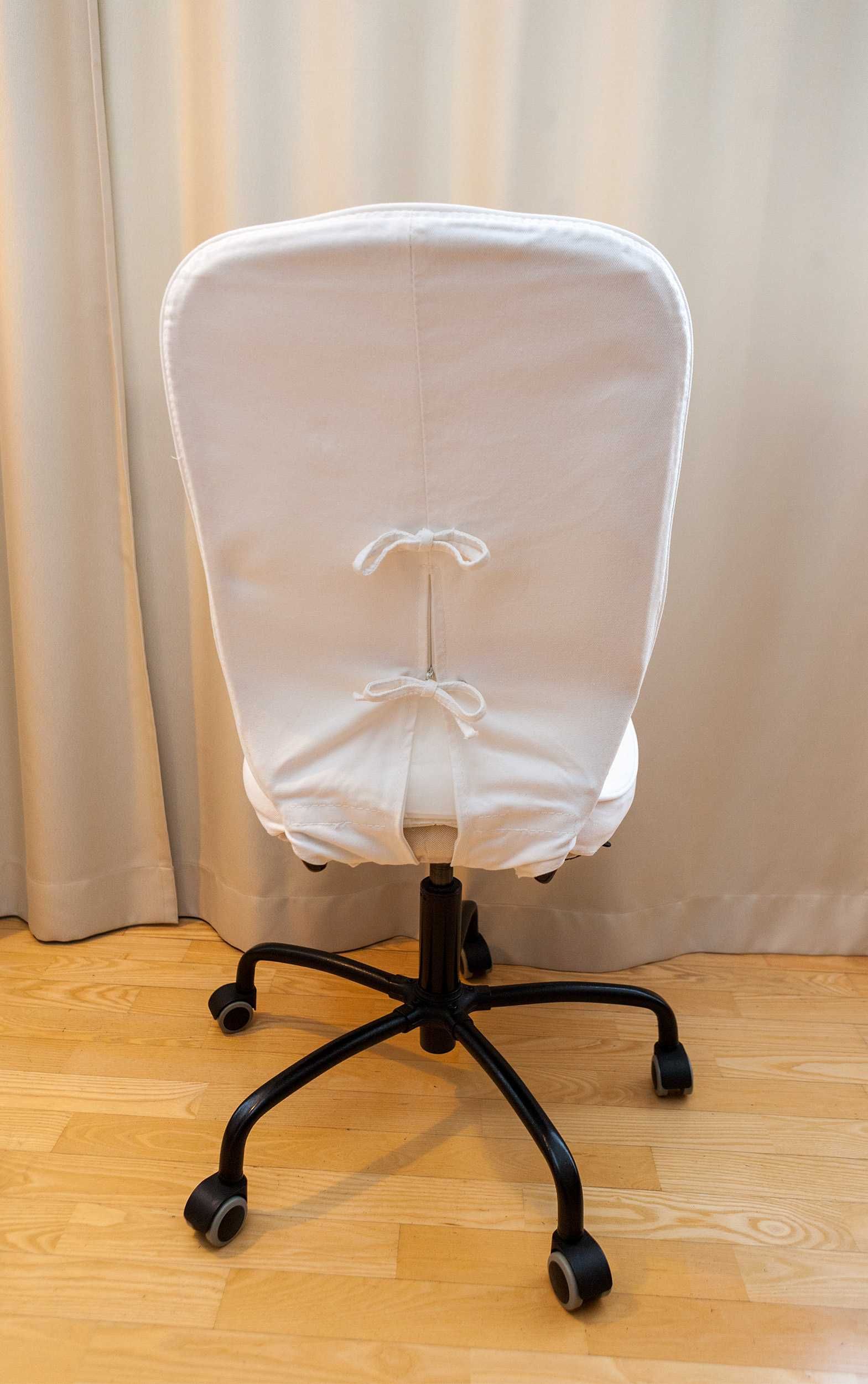 Wygodne i zgrabne krzesło komputerowe Ikea Lillhojden