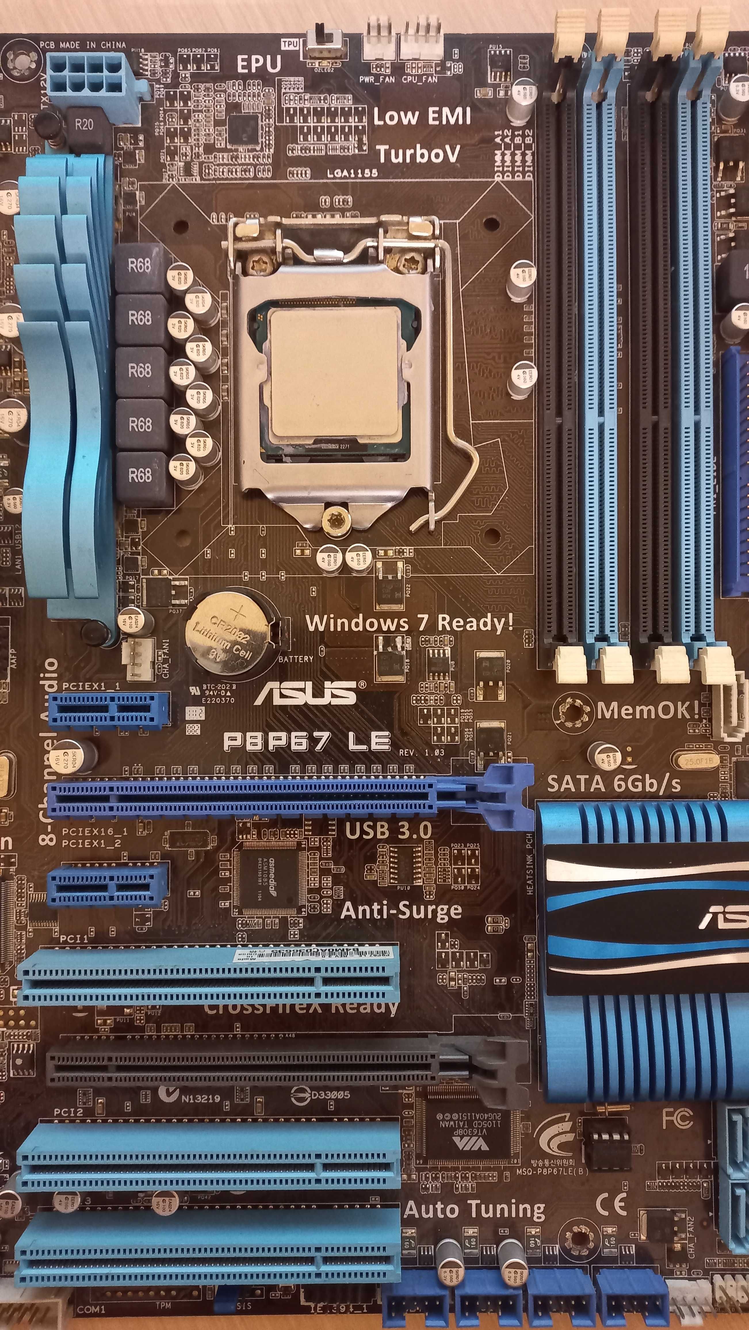 Материнская плата с процессором Intel Xeon E3 1230 V2