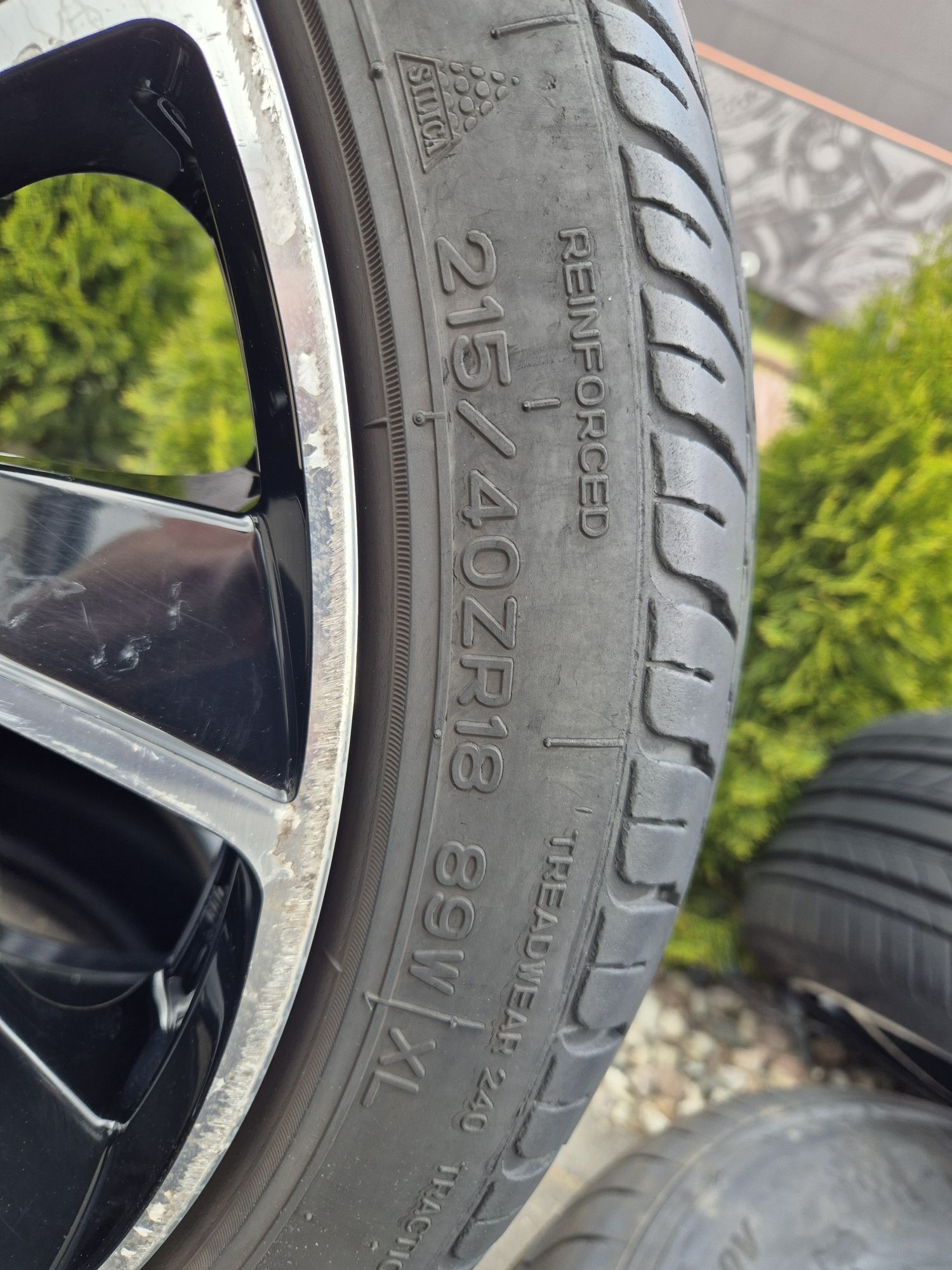 Koła Felgi Rial Lugano 18" 5x100 opony letnie Nakang.  Vw Audi Skoda