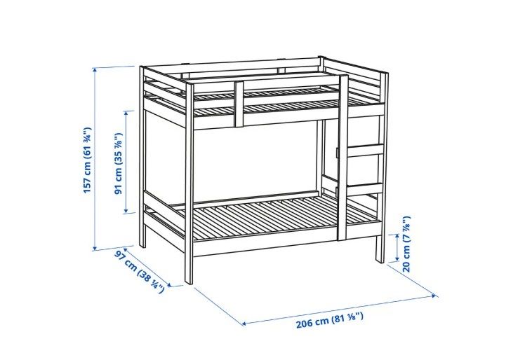 Beliche em pinho IKEA MYDAL
