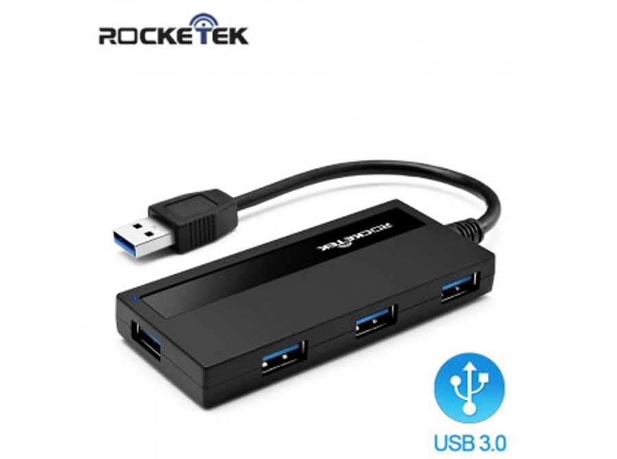 Концентратор Хаб USB 3.0 Rocketek Type C