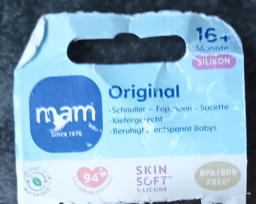 Smoczek MAM 16+ turkus