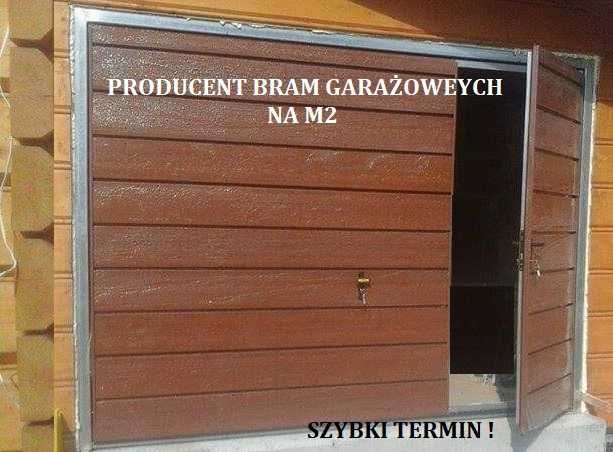 Brama garażowa Drzwi Bramy garażowe NA WYMIAR uchylne i dwuskrzydłowe