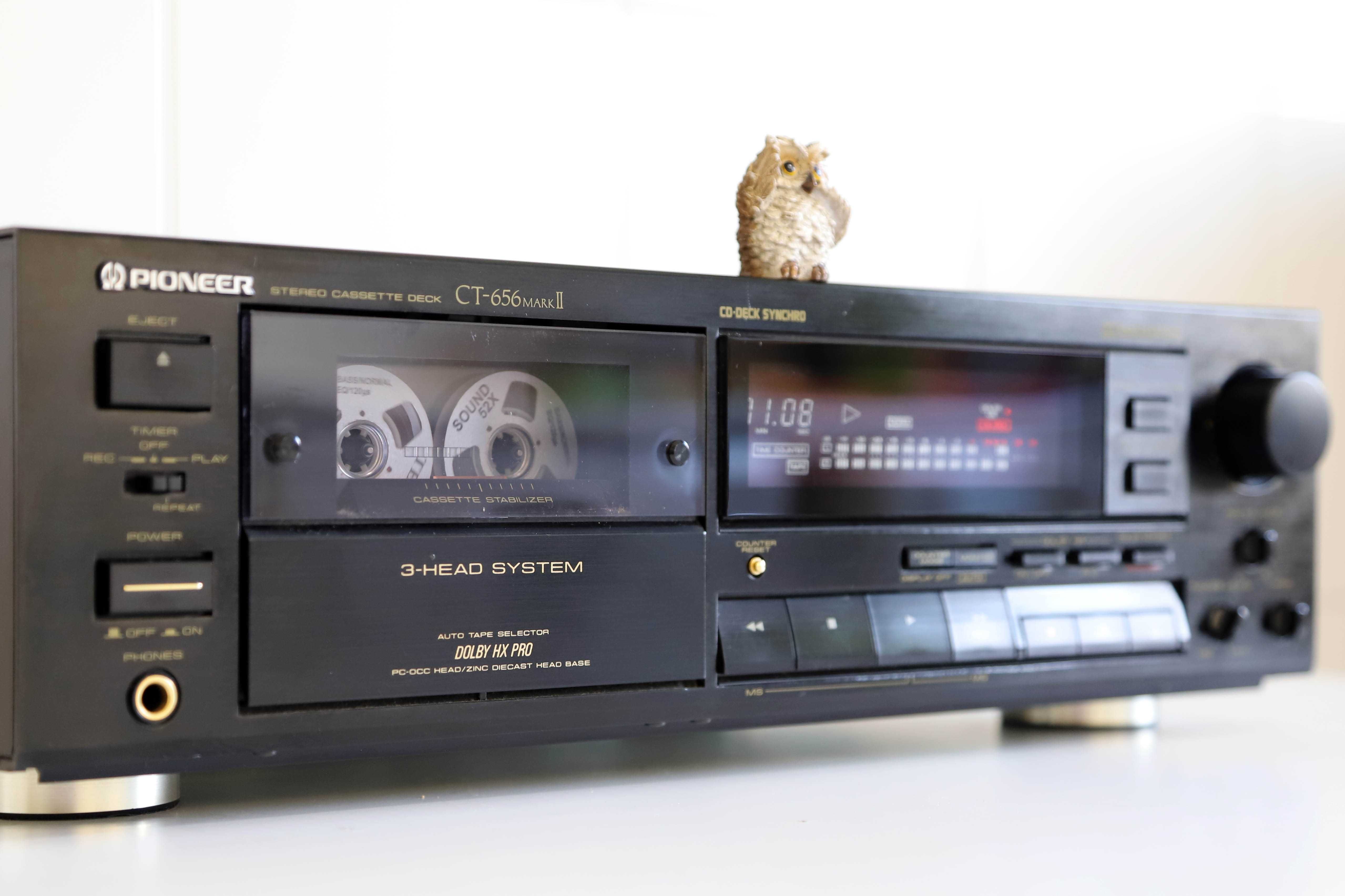 Pioneer CT-656 Mark2 Tape Deck Cassetes 3 cabeças