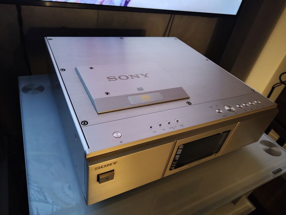 Najlepszy Super AUDIO CD SONY SCD-777ES szampański 25kg HiFi stan idea