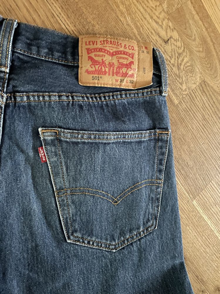 Jeansy Levis 501 W31 L32