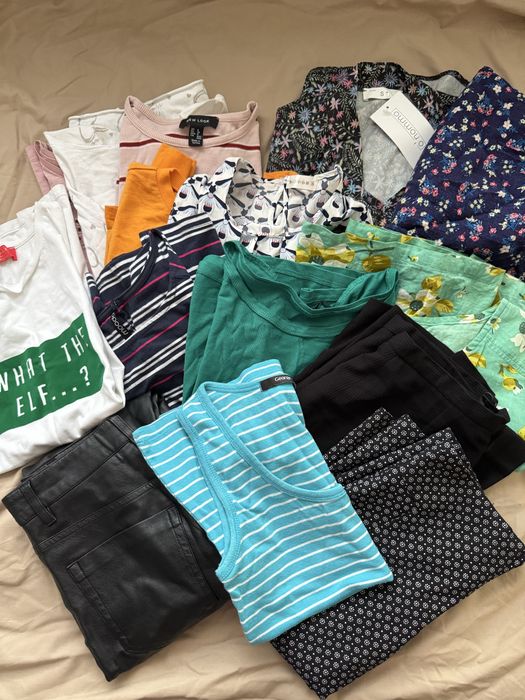 mega paka mystery box zestaw ubrań damskich S 15 sztuk