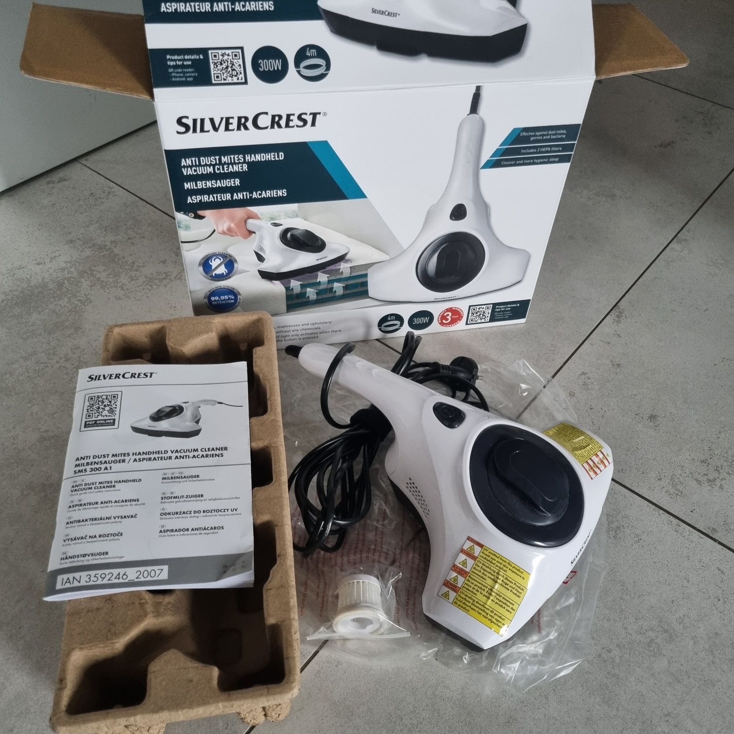 Odkurzacz do roztoczy Lidl SilverCrest