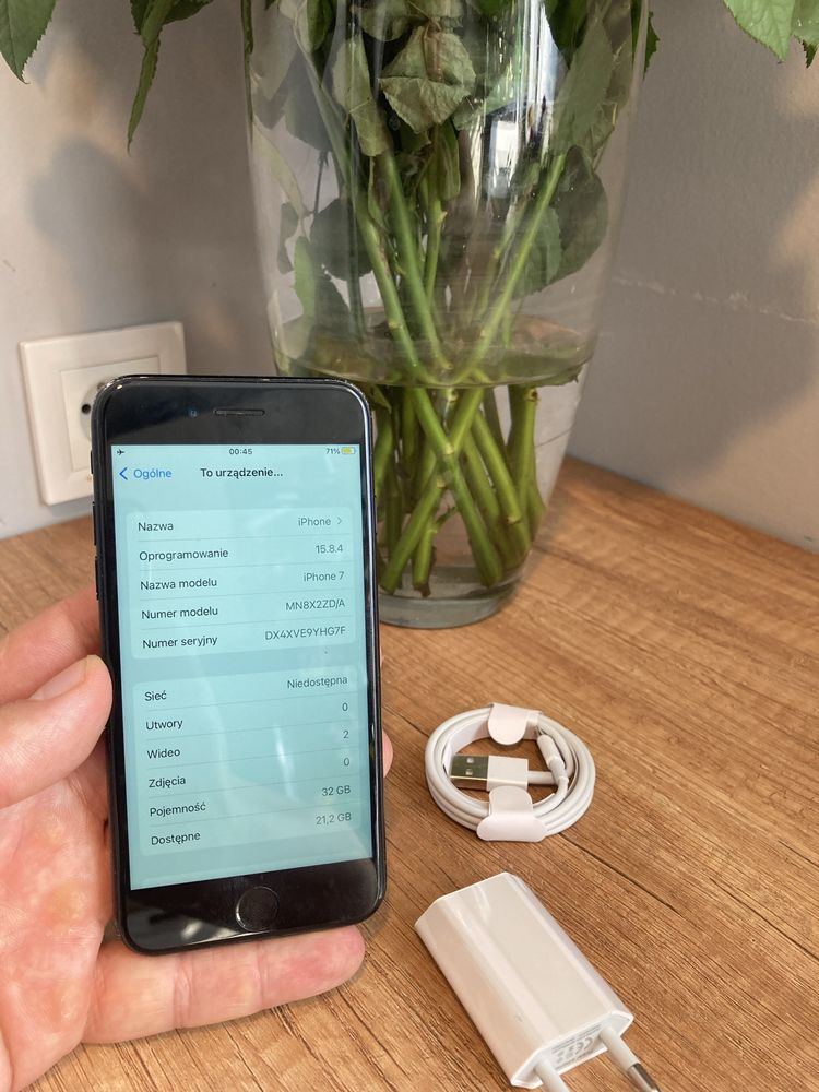 Apple iphone 7 - stan dobry , 32 Gb