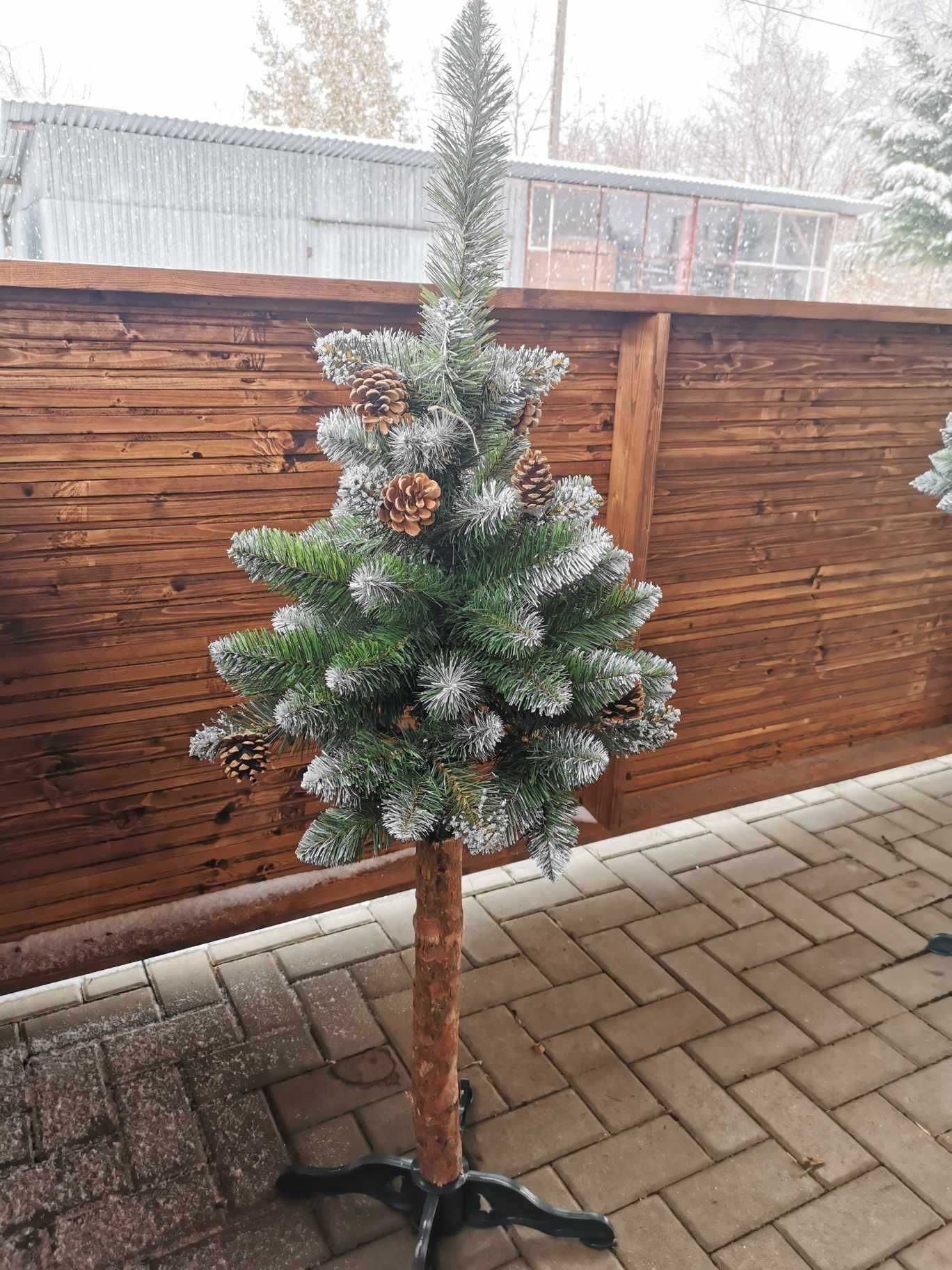 *OKAZJA* Choinka sztuczna choinka na pniu na święta drzewko świąteczne