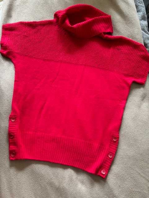 Sweter Damski Golf krótki rękaw L