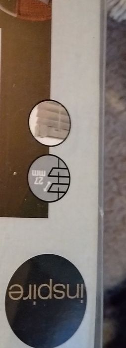 Żaluzje białe drewniane 120cm x 150cm Nowe