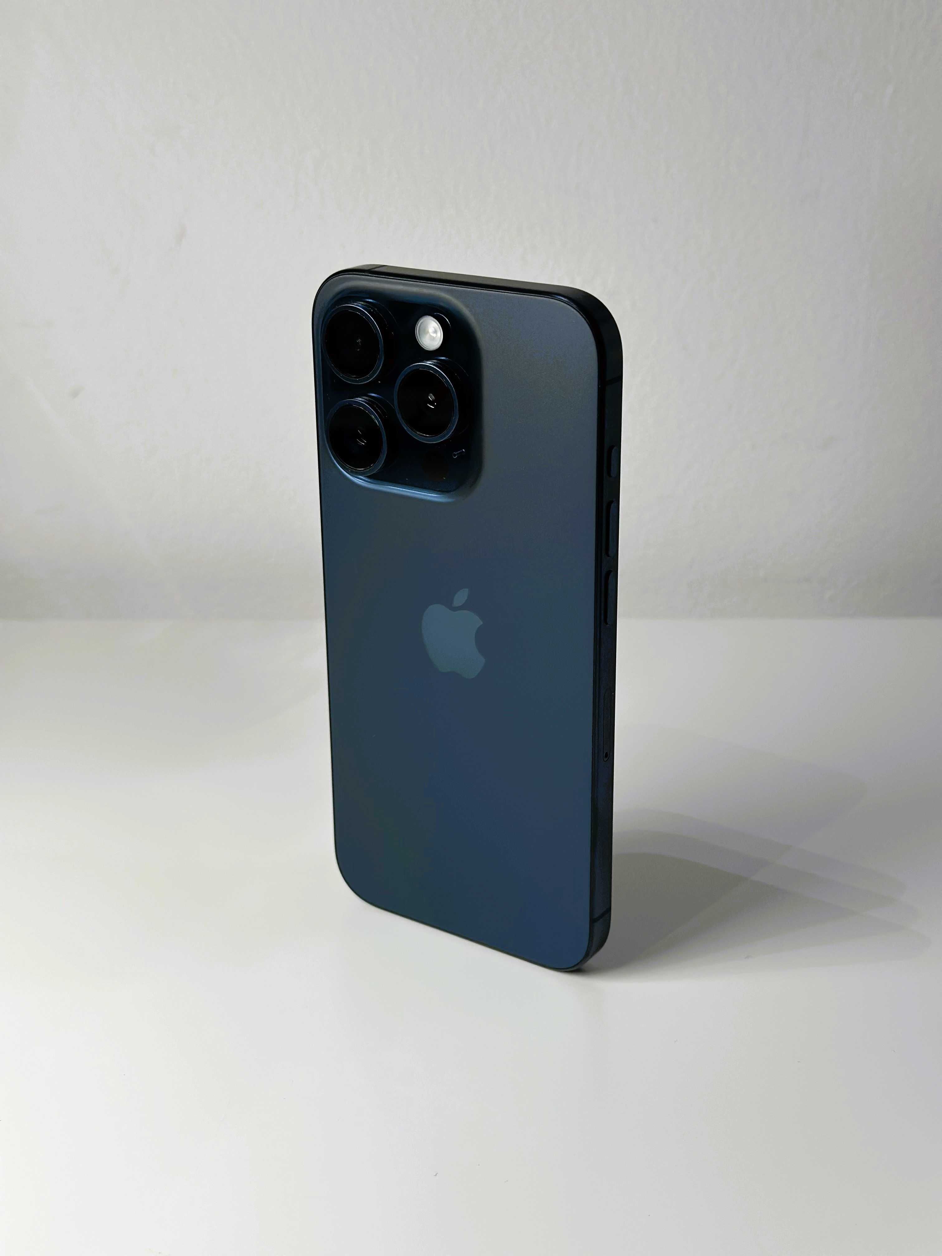 SUPER CENA! iPhone 15 Pro 256 GB Blue Titanium / Gwarancja / Raty 0%