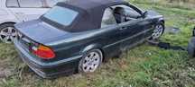 Bmw 3 E46 Cabrio klapa zderzak ćwiartka konsola drzwi lampy tylne zawieszenie dach lusterko zewnętrzne silnik skrzynia