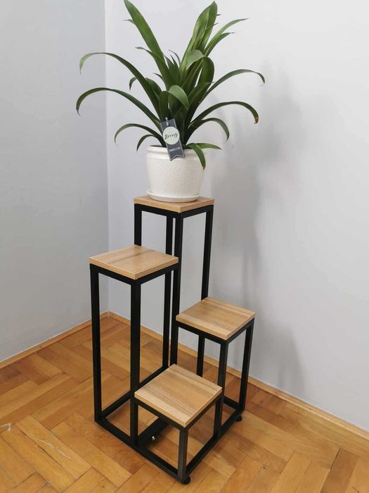 *WYSYŁKA ZA DARMO* Stojak na kwiaty kwietnik stojący loft industrial
