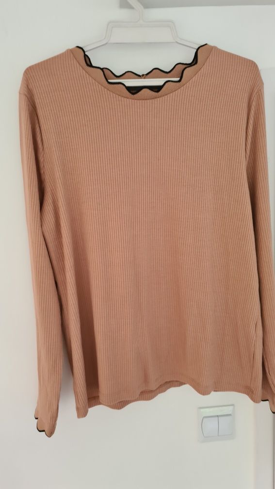 Świetna bluzka bluzeczka cieniutki sweterek XXXL