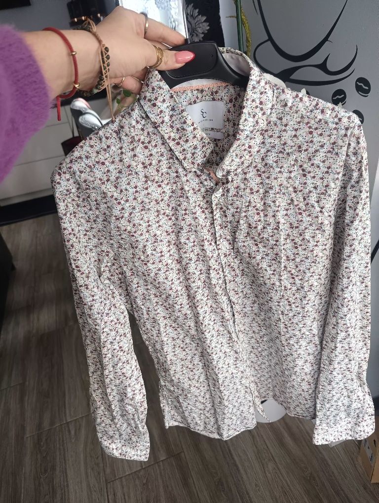 Męska koszula w wzory