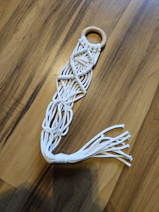 Makrama kwietnik malutki handmade