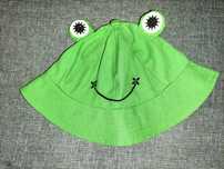 Zielona czapka żabka bucket hat