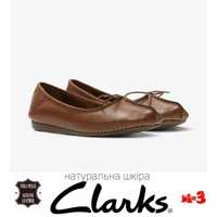 clarks frenсkle ice жіночі шкіряні балетки