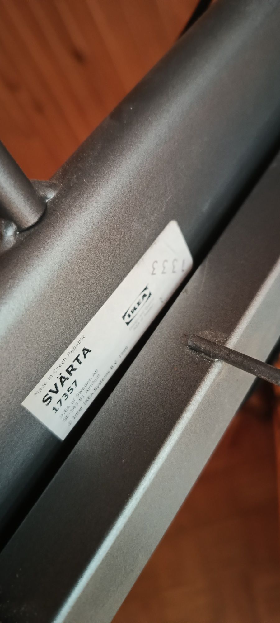 Rama lozka piętrowe Ikea Svarta 90x200