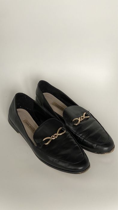 Лофери ZARA 39 розмір, шкіряні
