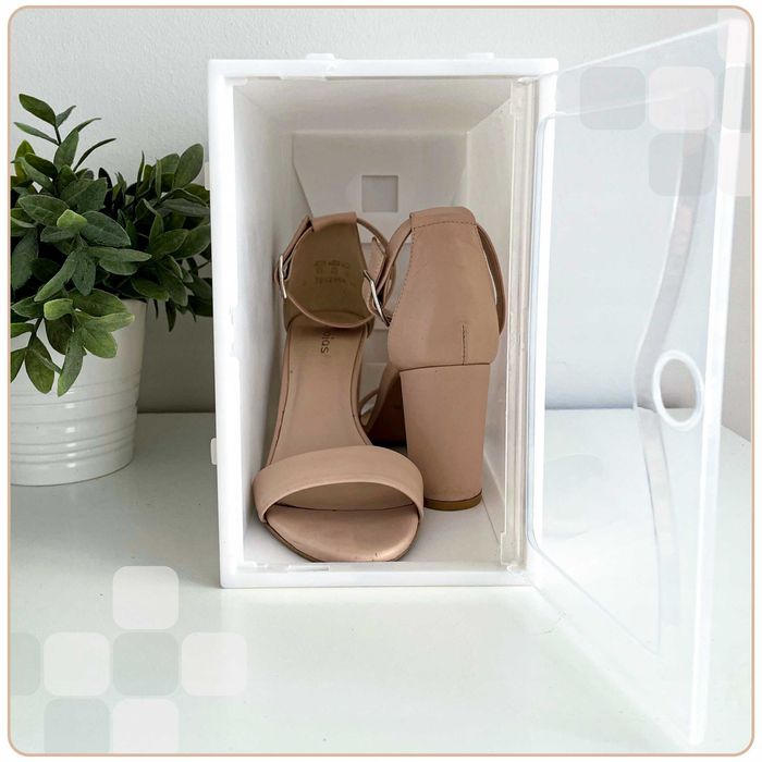 10x Organizer Na Buty Modułowe Pudełka Szafka Pojemnik Składane Szafa