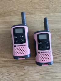 MOTOROLA krótkofalówki T41 różowe WALKIE-TALKIE