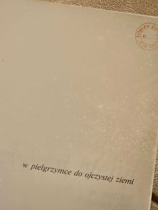 Jan Paweł II - W pielgrzymce do ojczystej ziemi - książka