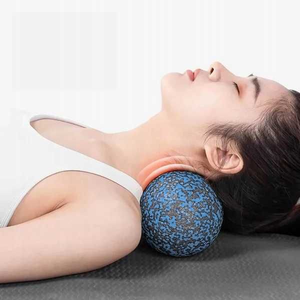 Piłka podwójna piłeczka do masażu mięśni rolowania twarda EPP 8cm GD