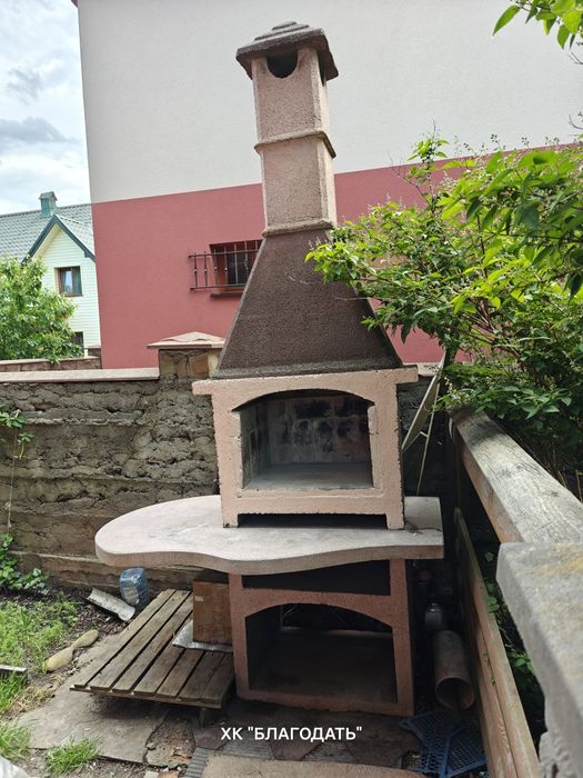 Барбекю камін зовнішній бетонний мангал для дачі і дому
