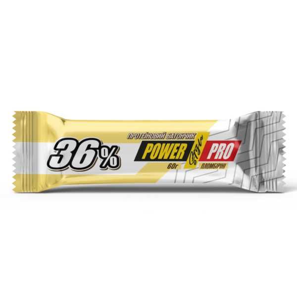 Протеїновий батончик Power Pro (36%) 60 грамів смак «Пломбірині» 20 шт
