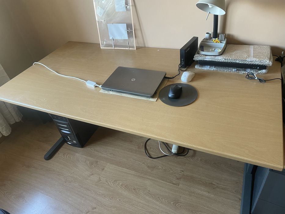 Secretaria RALL 160x80cm com modulo de 3 gavetas