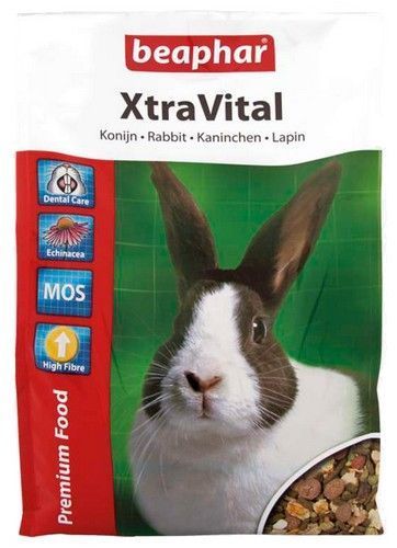 Zdrowa, niskotłuszczowa karma z witaminami dla królików, Beaphar 2,5kg