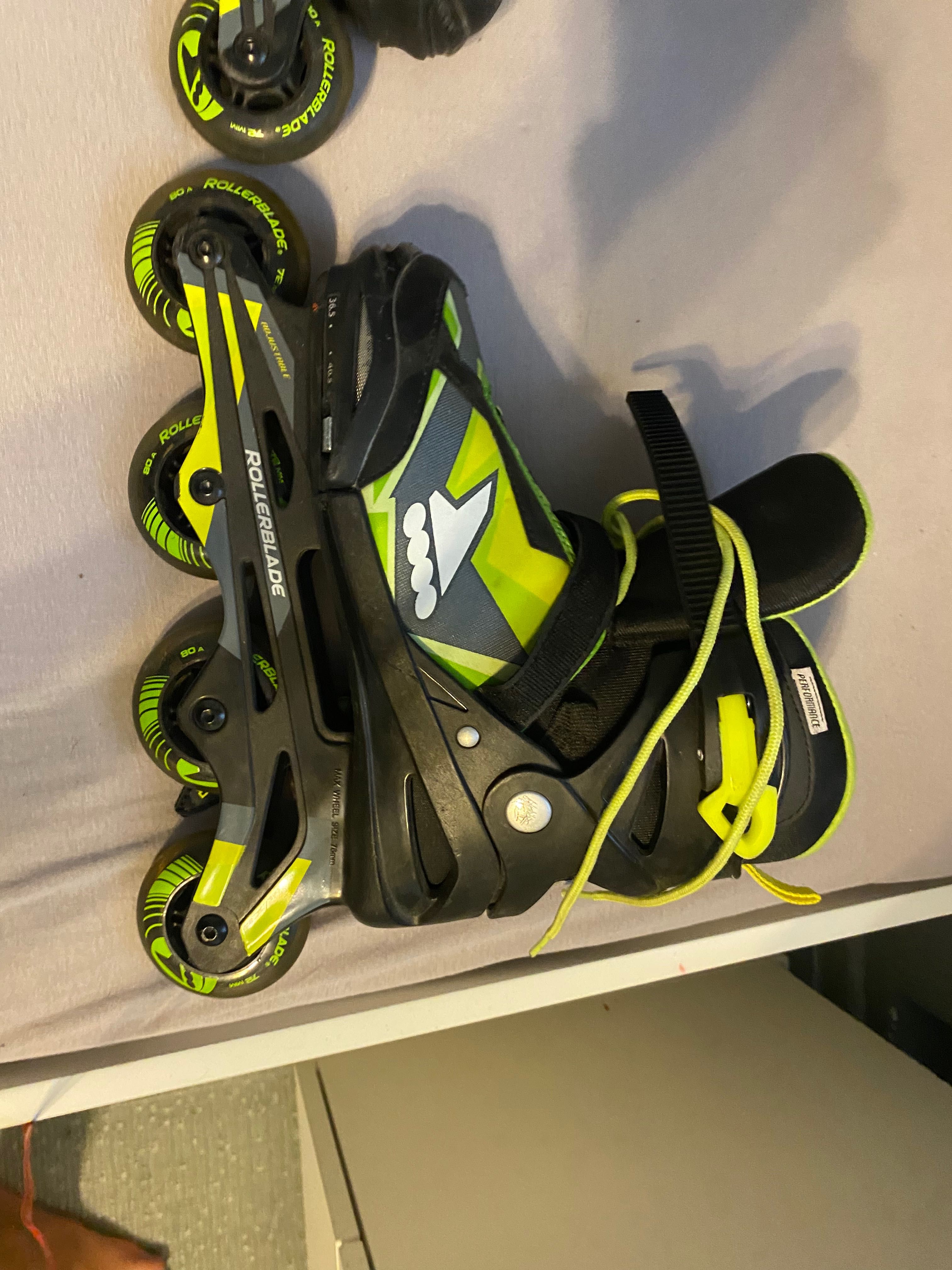 rolki rollerblade zielone