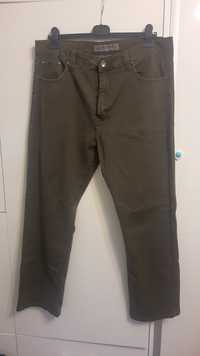 Meskie spodnie jeansowe ciemnazielen W40L30