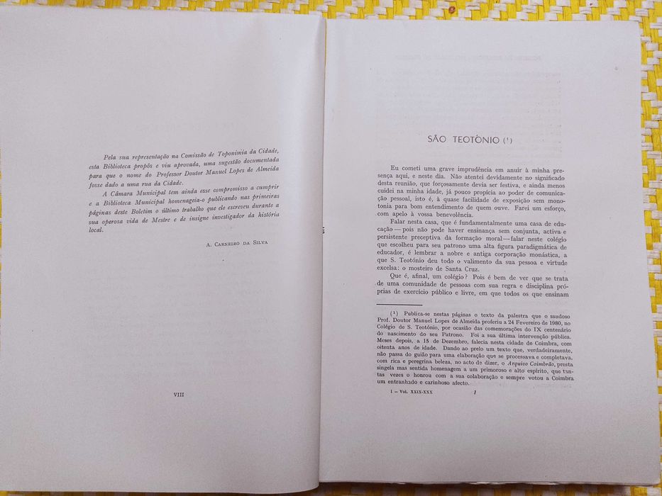 ARQUIVO COIMBRÃO  Vol  XXIX -XXX
Bol  Bibliot Municip
Coimbra  1982 83