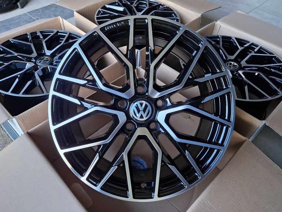 Alufelgi 17 VW T5 T6 Transporter Caravelle Multivan Czarne 5x120 423#