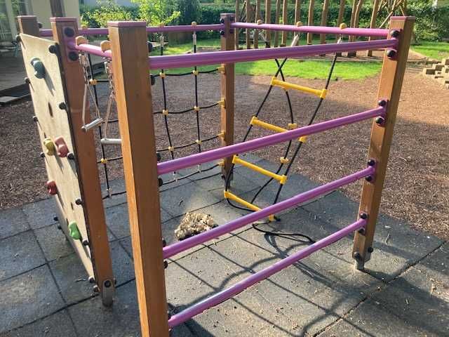 Plac zabaw z atestem - Małpi gaj - Zestaw do wspinania Baglo nr 8002