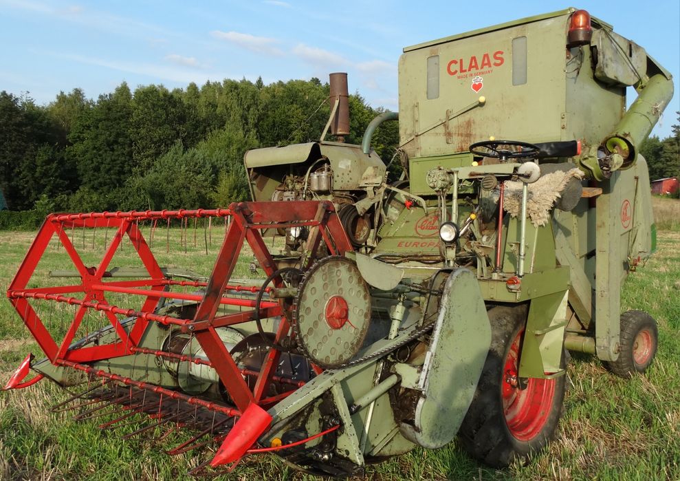 Kombajn zbożowy claas europa z sieczkarnią