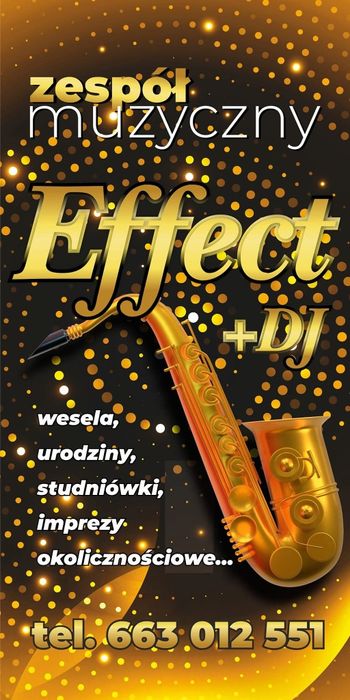 Zespół muzyczny Effect+dj oraz tradycyjna fotobudka