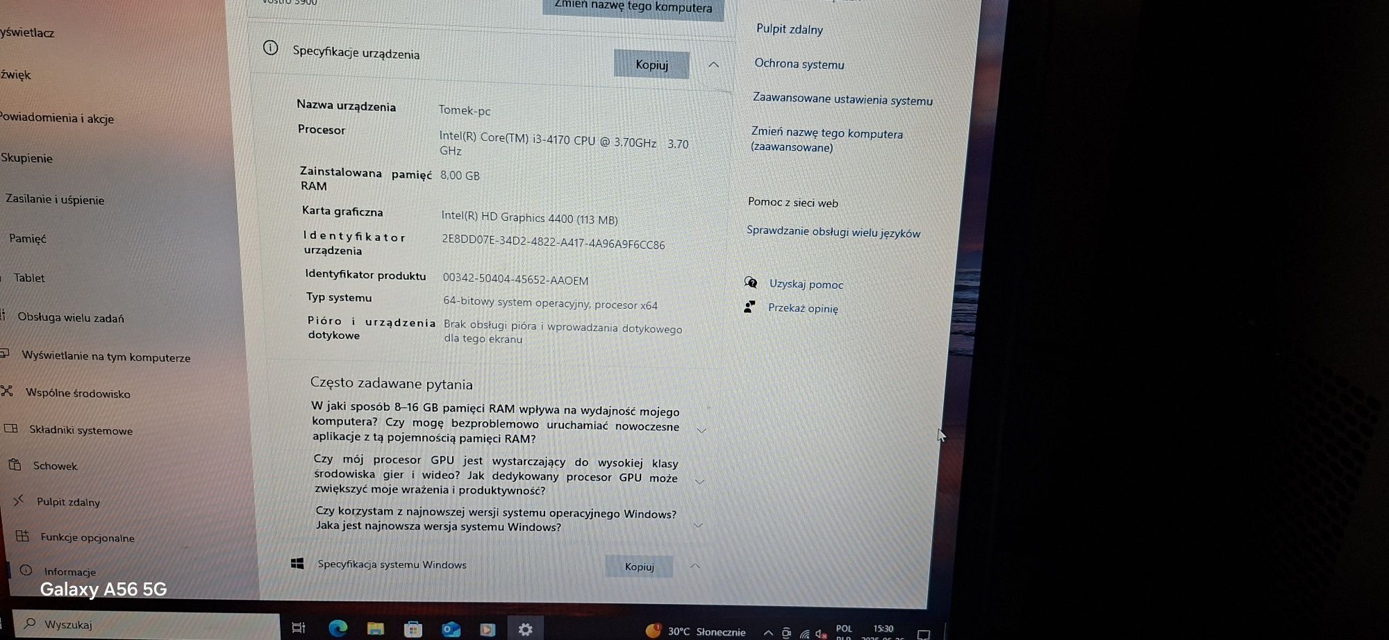 Komputer Dell Vostro 3900 I3 1Tb