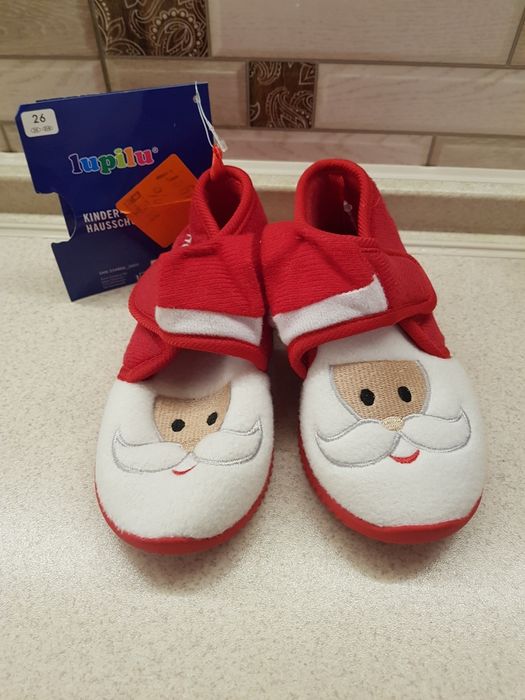 Тапочки дитячі новорічні lupilu 26 р 16 см