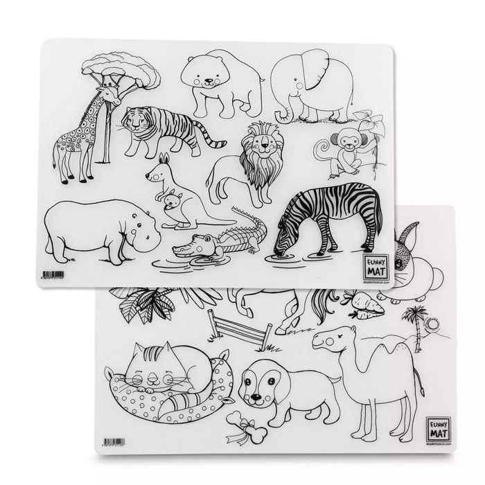 Mata transparentna 2szt Zwierzęta domowe i dzikie. Strigo