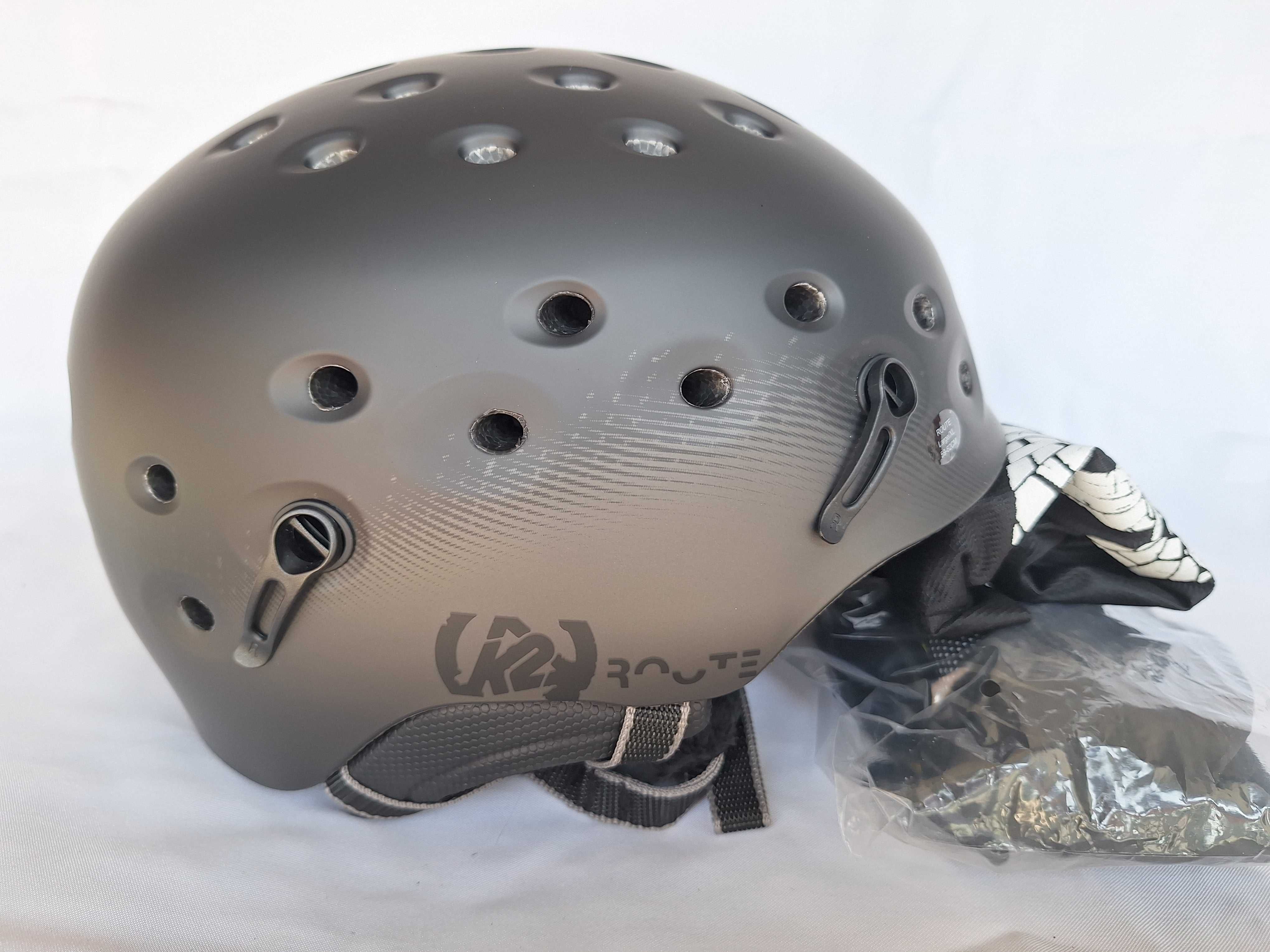 Kask całoroczny uniwersalny narciarski K2 Route Black L 59-62cm